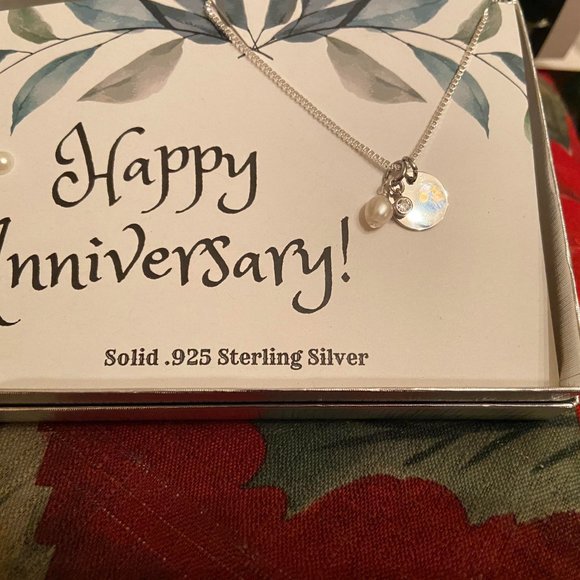 - Happy Anniversary Pearl 925 Sterling Sil… - Picture 7 of 11